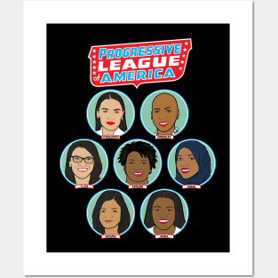 Progressive League of America Members Of The Squad Posters and Art